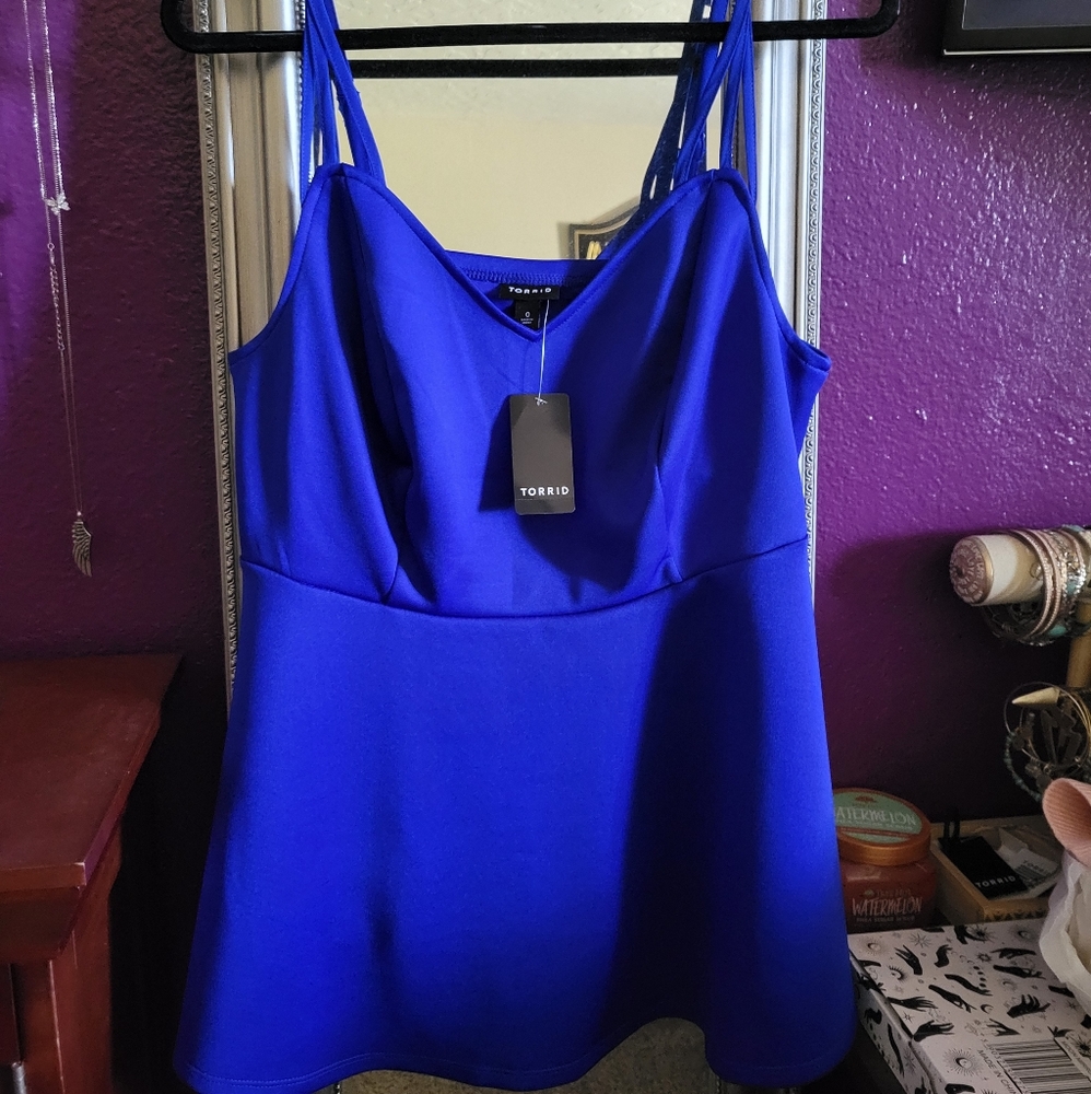 TORRID Size 0 vibrant blue